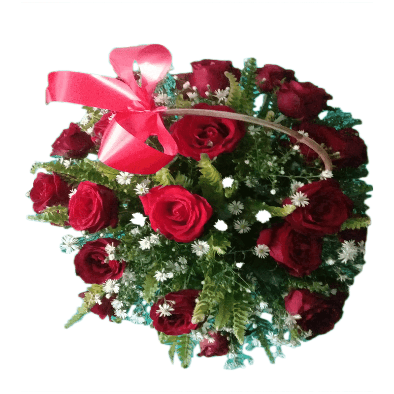 Beautiful Rose Basket - yaluyalu