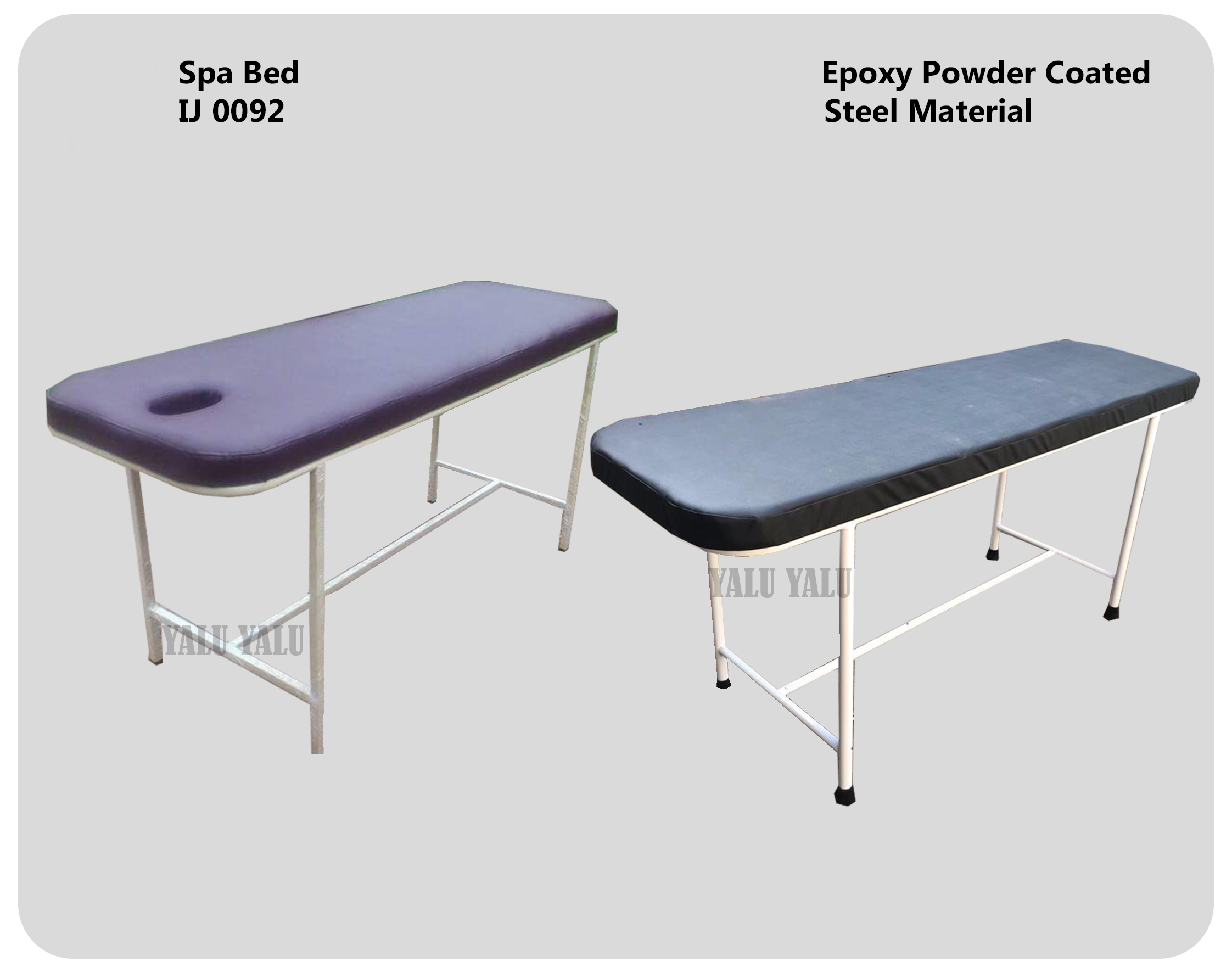 Spa Bed with or Without Headrest yaluyalu